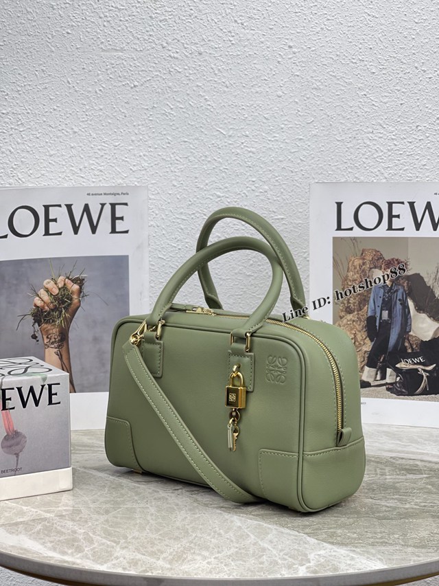 Loewe專櫃2022新款全皮純色手提肩背女包 羅意威Amazono手提包 10523 lyw1425